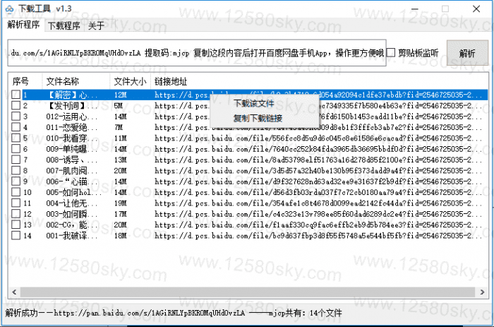 图片[1]-PC百度云免登陆不限速下载工具V1.3-淘源码网